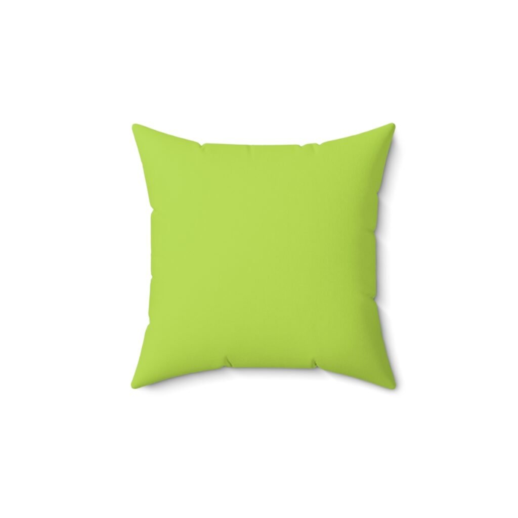 June Bud Bright Green Pillow